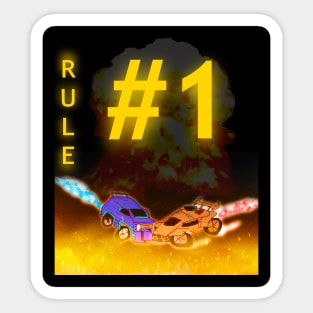 Rocket Rule Number 1 League Sticker